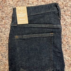 Madewell High Rise Skinny Jeans
